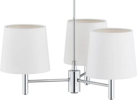 BRILAGI - Lustră pe tijă MONTE 3xE27/60W/230V crem/crom lucios