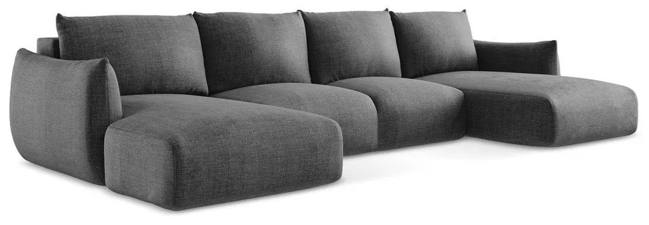 Colțar gri închis extensibil (în formă de "U") Leila – Makamii