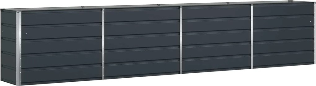 vidaXL Jardinieră Antracit 480 x 50 x 45 cm Oțel Galvanizat