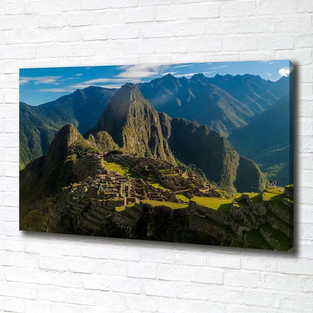 Tablouri tipărite pe pânză Ruinele de la machu picchu