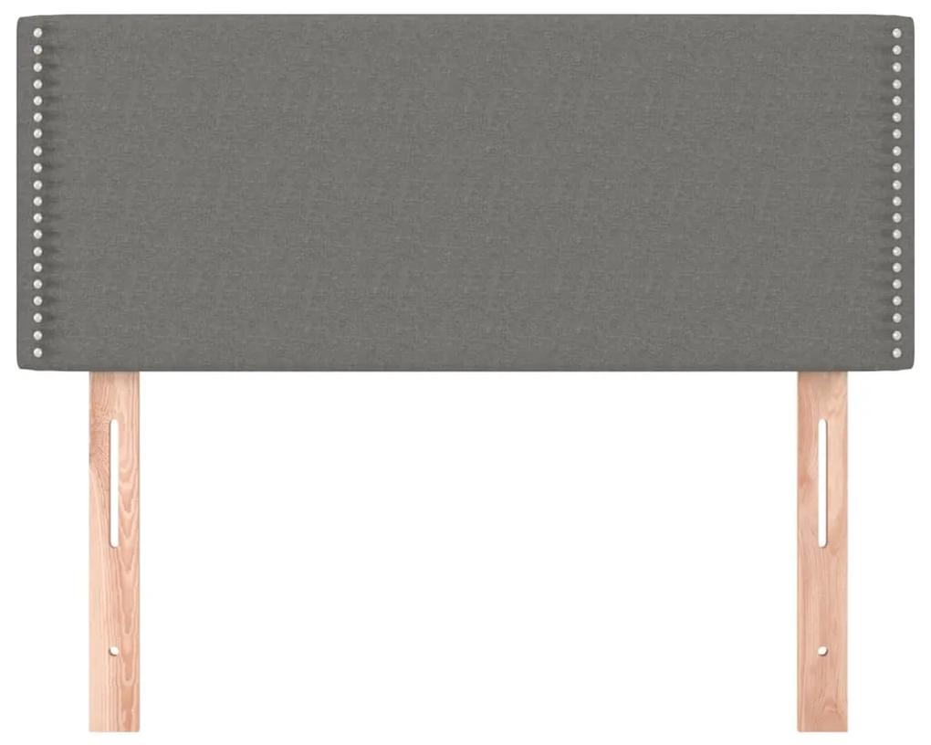 Tablie de pat, gri inchis, 80x5x78 88 cm, textil 1, Morke gra, 80 x 5 x 78 88 cm