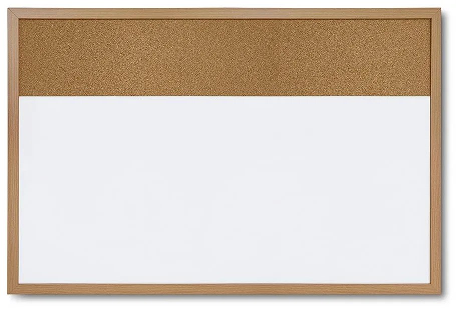 Tablă Combi Board / plută 60 × 90 cm, albă