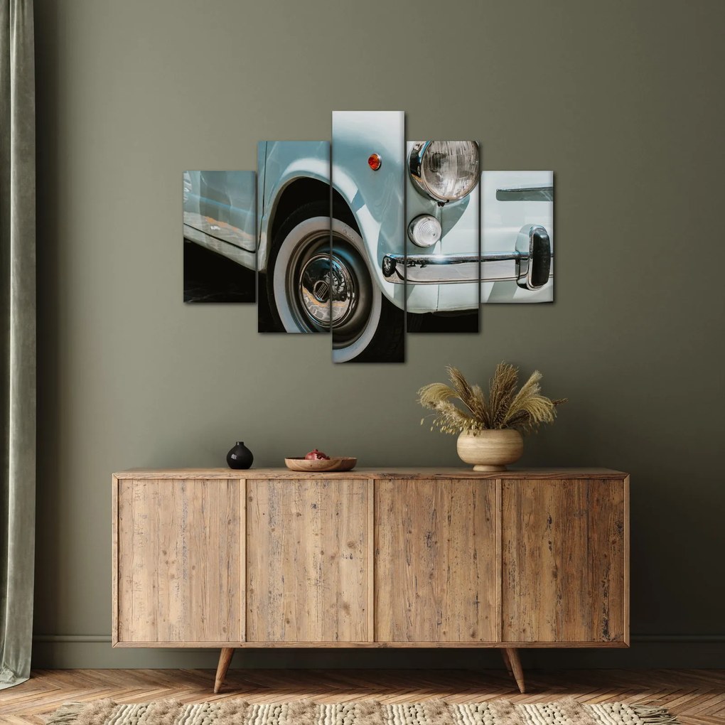 Tablou - mașina retro Fiat (150x105 cm)