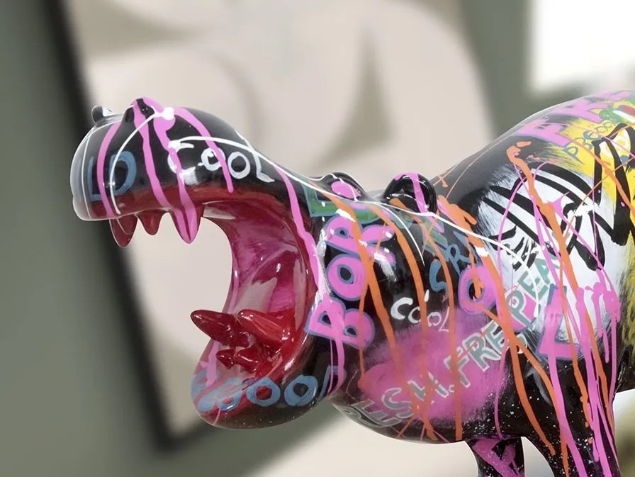 Figurina design decorativ Hippo