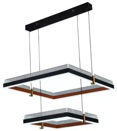 Lustră LED dimabilă pe cablu LED/50W/230V 3000-6500K + telecomandă