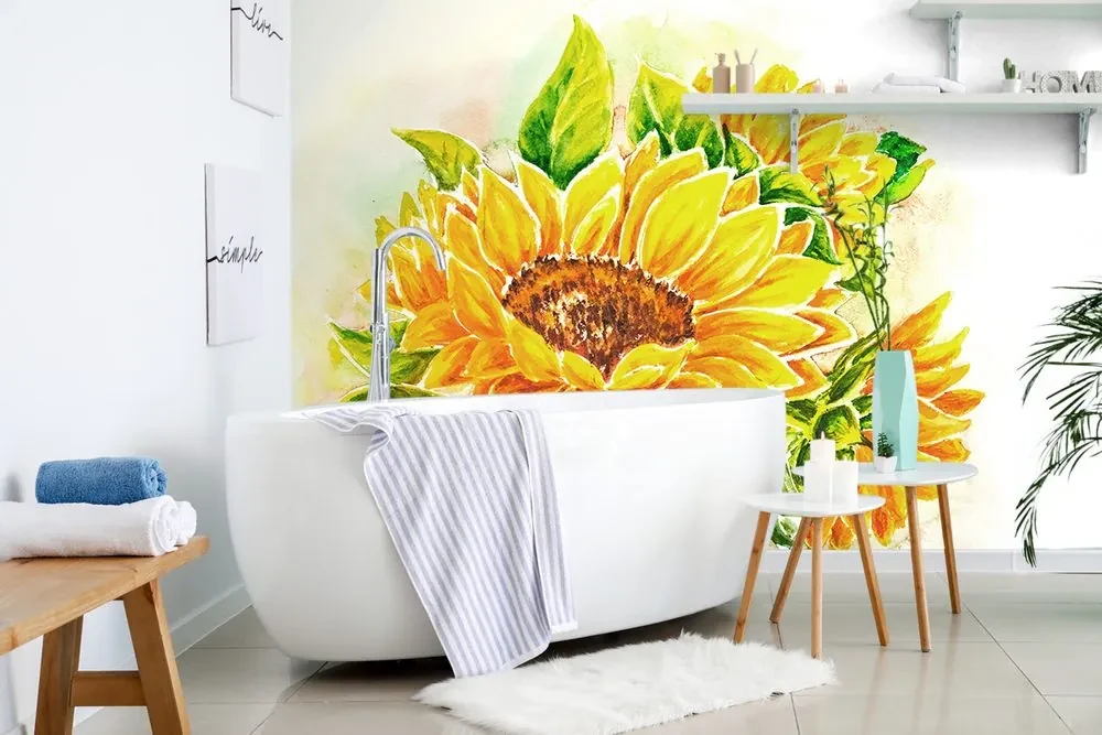 Tapet floarea soarelui frumoasă