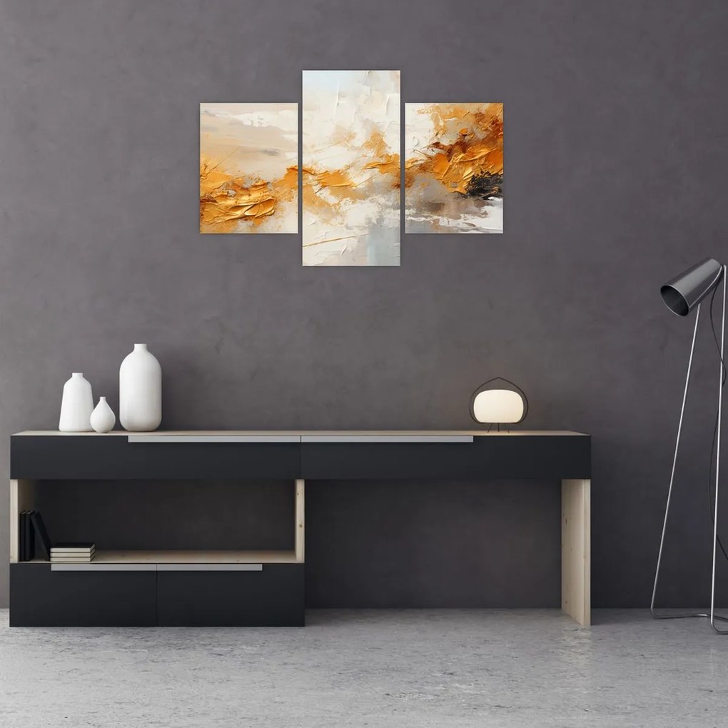 Tablou - Textura aurie (90x60 cm)