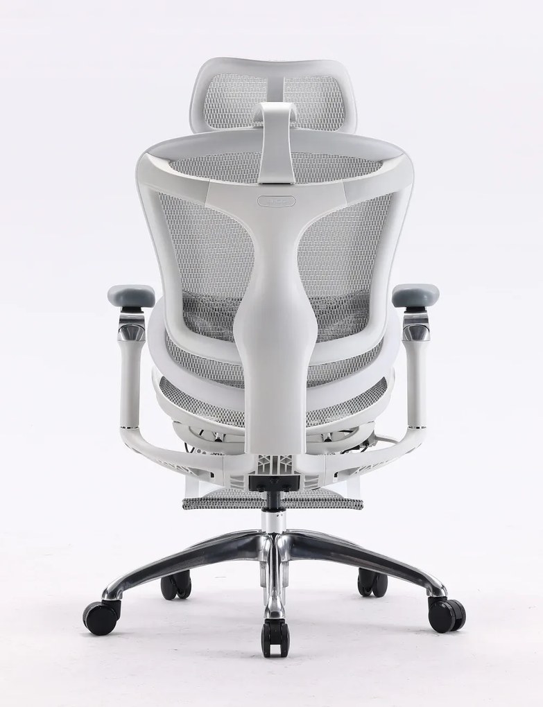 Scaun Ergonomic SIHOO C300, Suport Lombar Inteligent, Tetieră 3D, Cotiere 5D, Șezut Glisant, Spătar Reglabil pe Înălțime, Suport pentru Picioare, Mesh, Gri