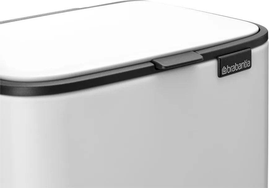 Coș de gunoi alb cu pedală din oțel 4 l Bo – Brabantia