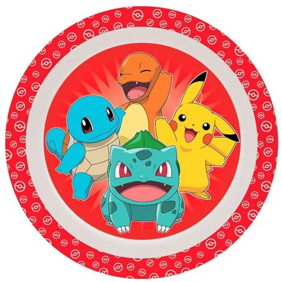Pokémon Red farfurie din plastic