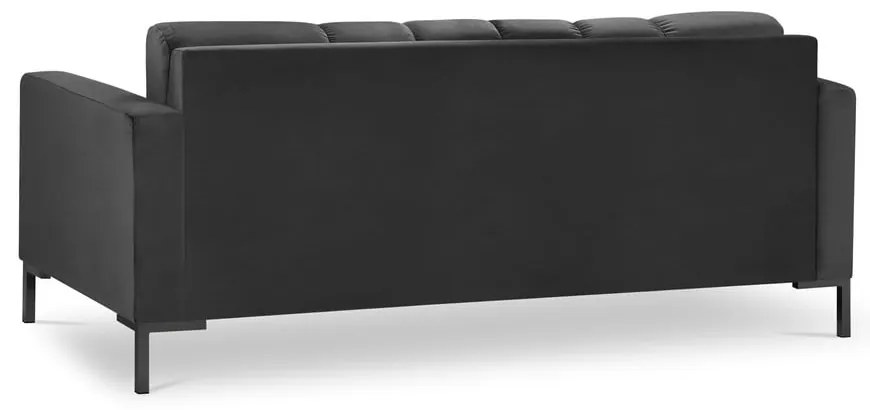 Canapea din catifea Cosmopolitan Design Bali, gri