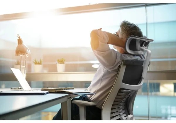 Scaun de birou negru/gri Yenkee