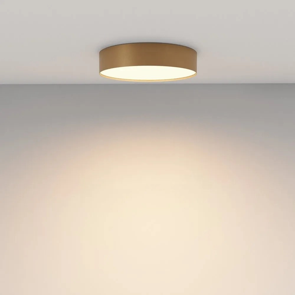 Plafoniera LED design tehnic Zoom D-30cm 3000K aurie