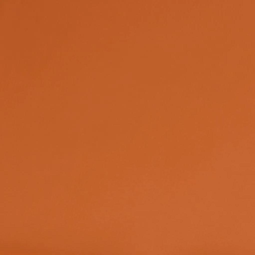 Taburet maro portocaliu, 45x29,5x39 cm, textil piele ecologica Maro si portocaliu