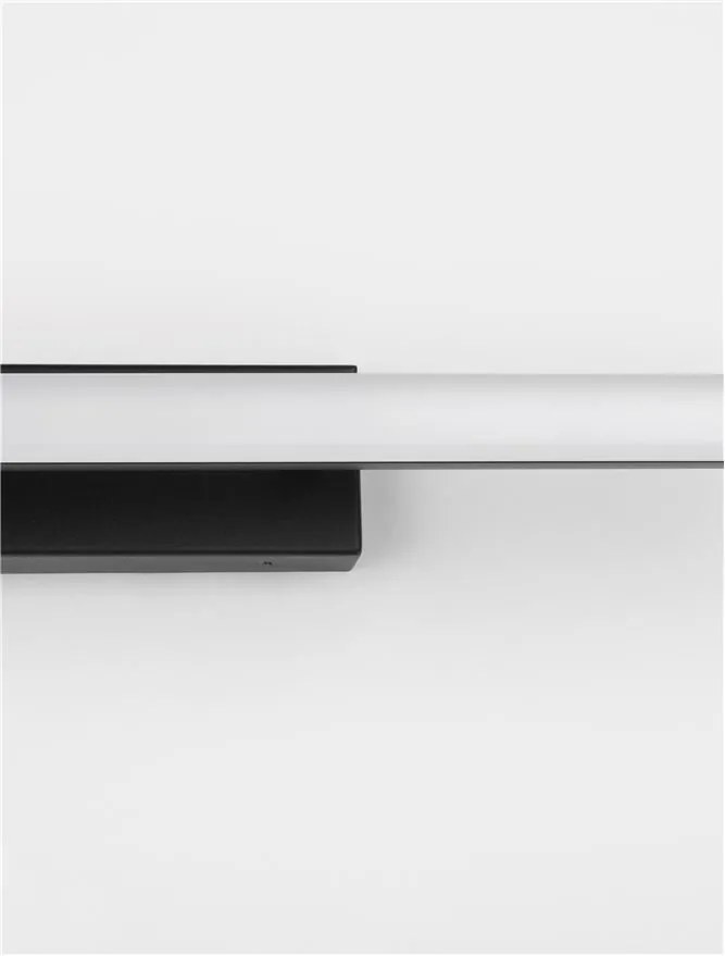 Aplica LED de perete pentru baie design modern WILLOW negru