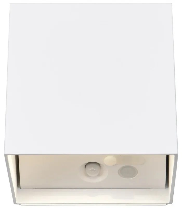 Corp de iluminat pentru exterior LED de perete cu senzor de mișcare cu USB (înălțime 10 cm) Genie – Reality