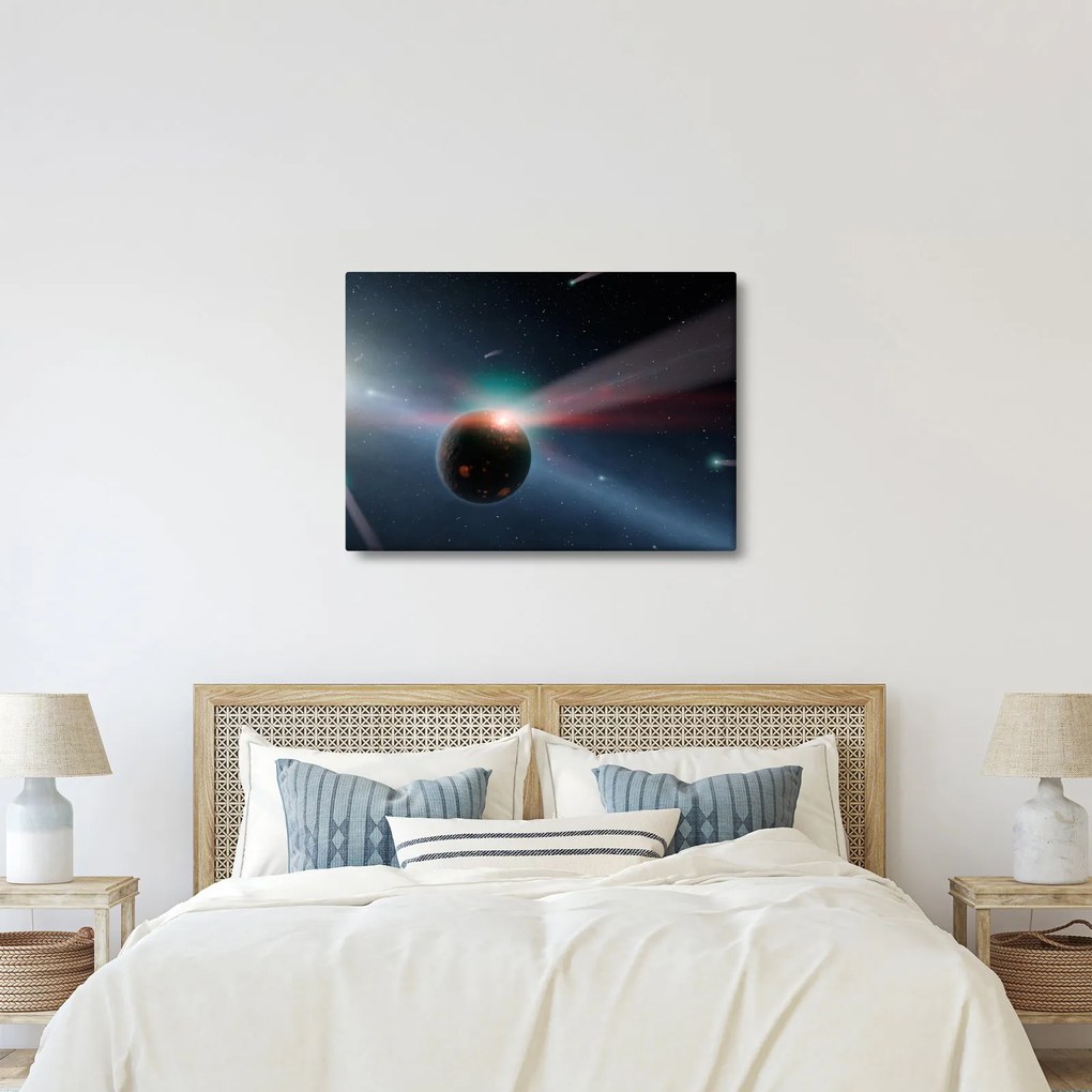 Tablou cu planetă mică (70x50 cm)