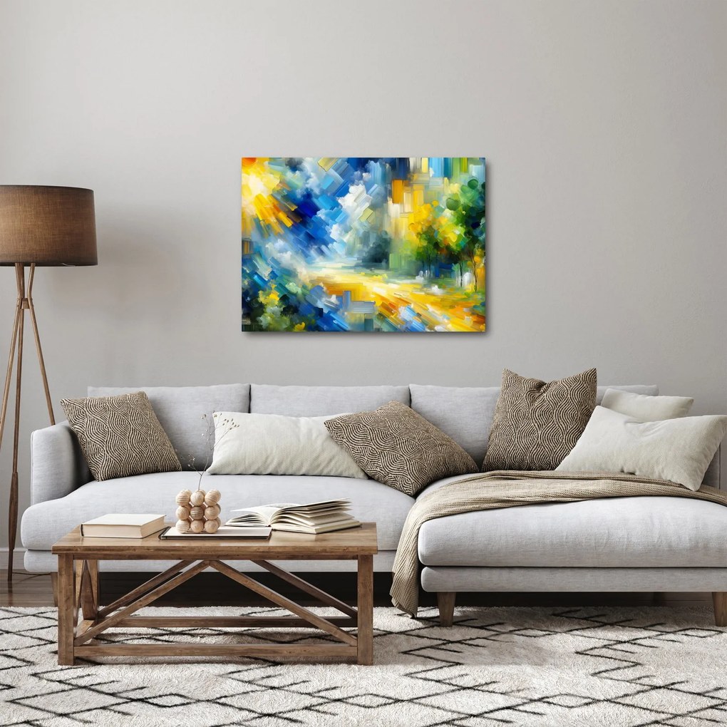 Tablou - Zi însorită abstractă (70x50 cm)