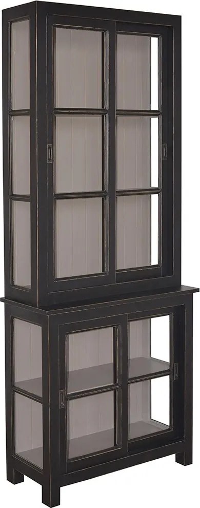 Bibliotecă lemn masiv Heritage, 90 × 40 × 220 cm
