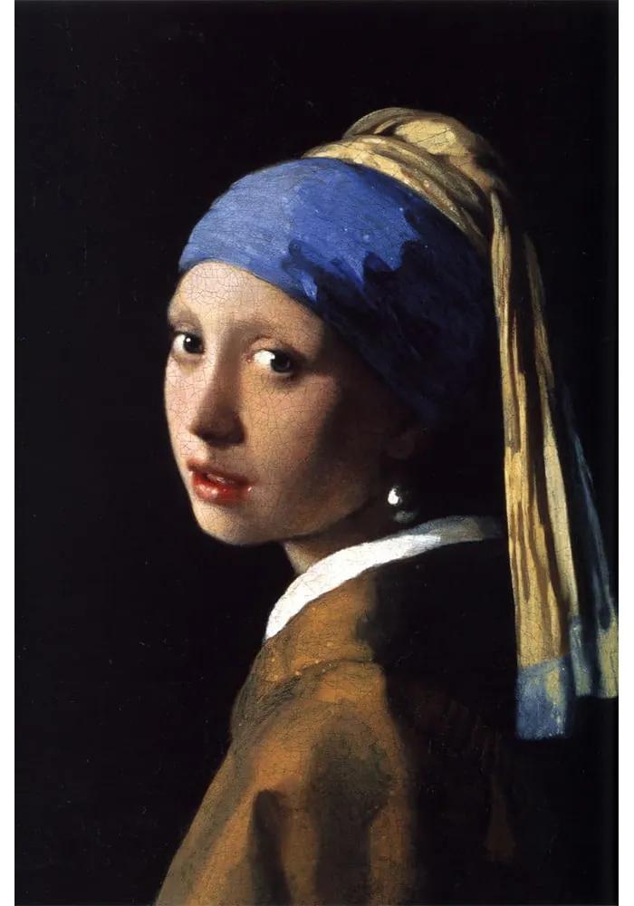 Reproducere tablou Johannes Vermeer - Girl with a Pearl Earring, 40 x 30 cm