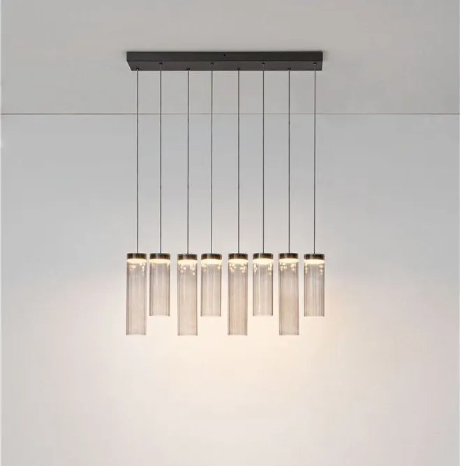 Lustra cu 8 pendule LED BRIELLE