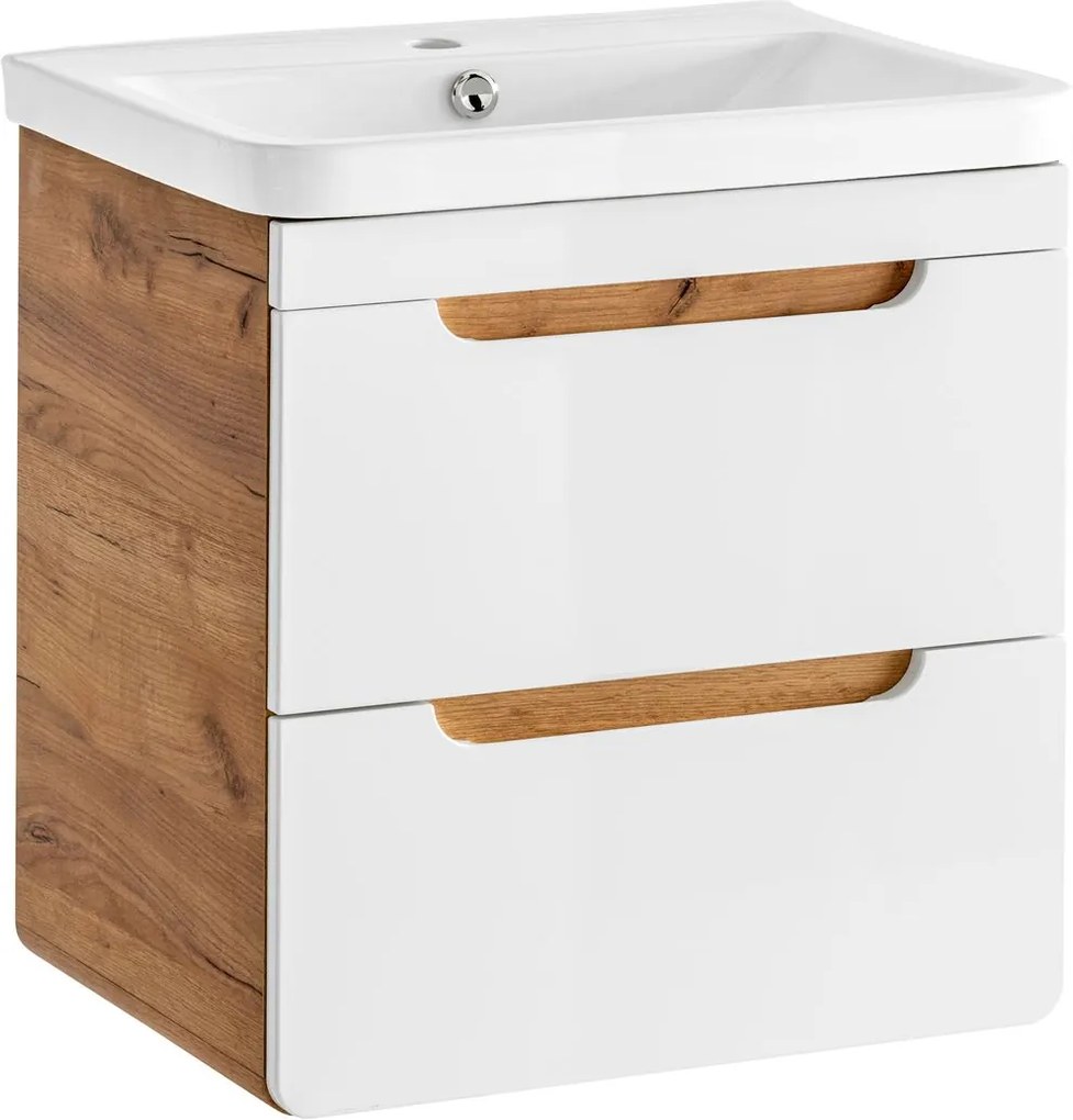 Set mobilier pentru baie 5 piese Aruba 60 cm