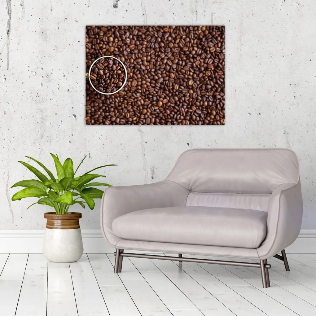 Tablou - boabe de cafea (70x50 cm)