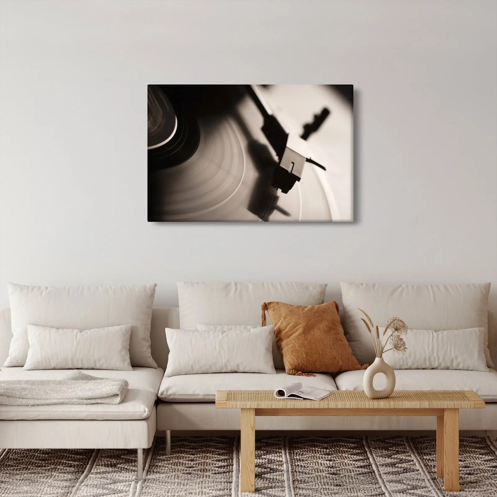 Tablou - Înregistrare gramofonică (90x60 cm)