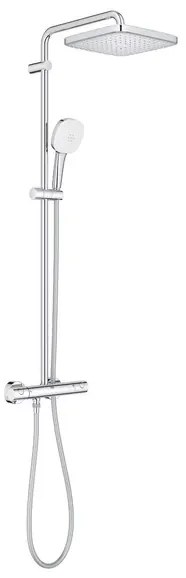 Coloana de dus Grohe Tempesta 250 Cube cu baterie termostatata crom lucios