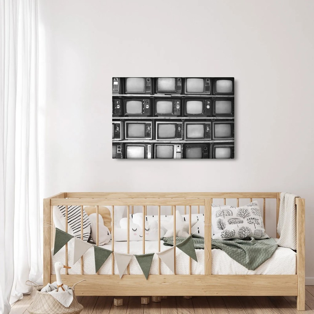 Tablou - Retro TV (90x60 cm)
