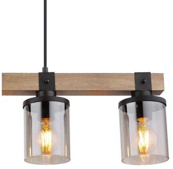 Lustră pe cablu LILA 4xE27/60W/230V Globo 15555-4H