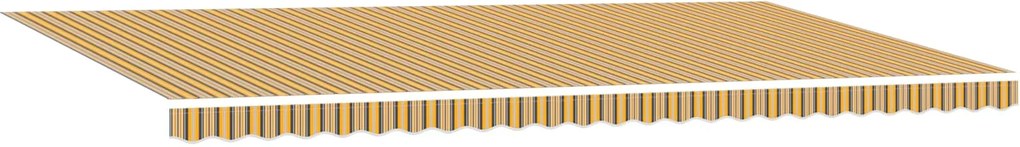 vidaXL Cortina Retractabilă Multicolour 600 × 350 cm Poliester și oțel