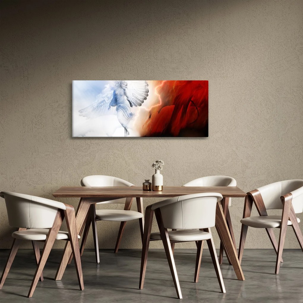 Tablou - Binele și răul (120x50 cm)