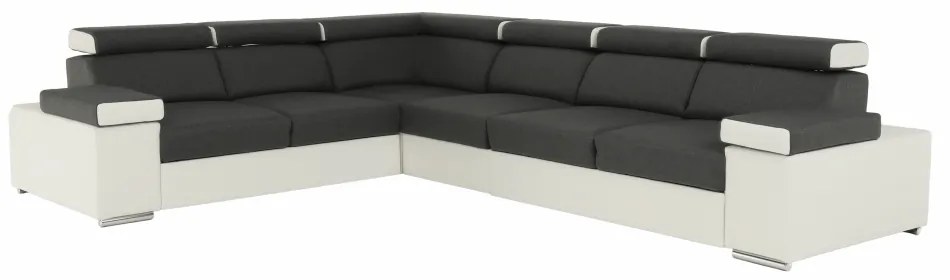 Colţar universal, gri/alb, 2+3, MARBELA LUX
