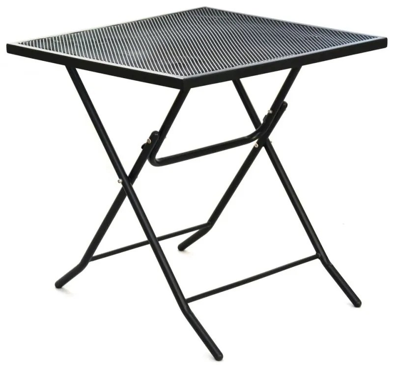Masă metalică de grădină ZWMT-70F - 72 cm, pliabilă