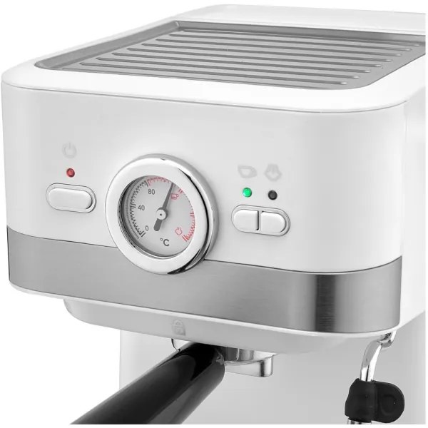 Espressor Sencor 1050W/230V alb/crom mat