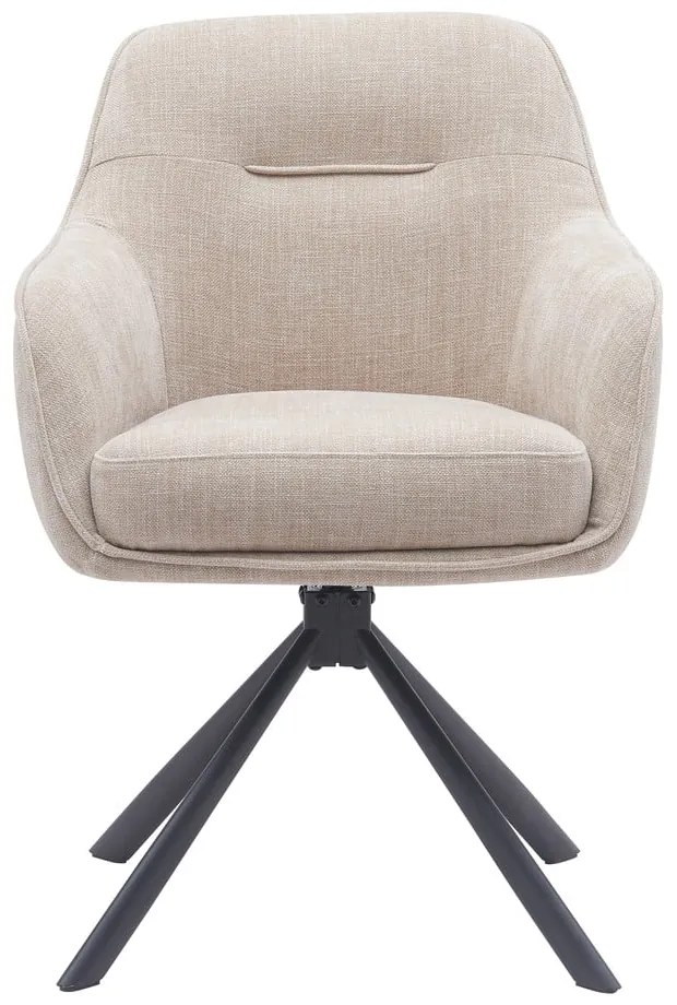 Set de scaune de sufragerie crem 2 buc. tapițat Avola – Unique Furniture