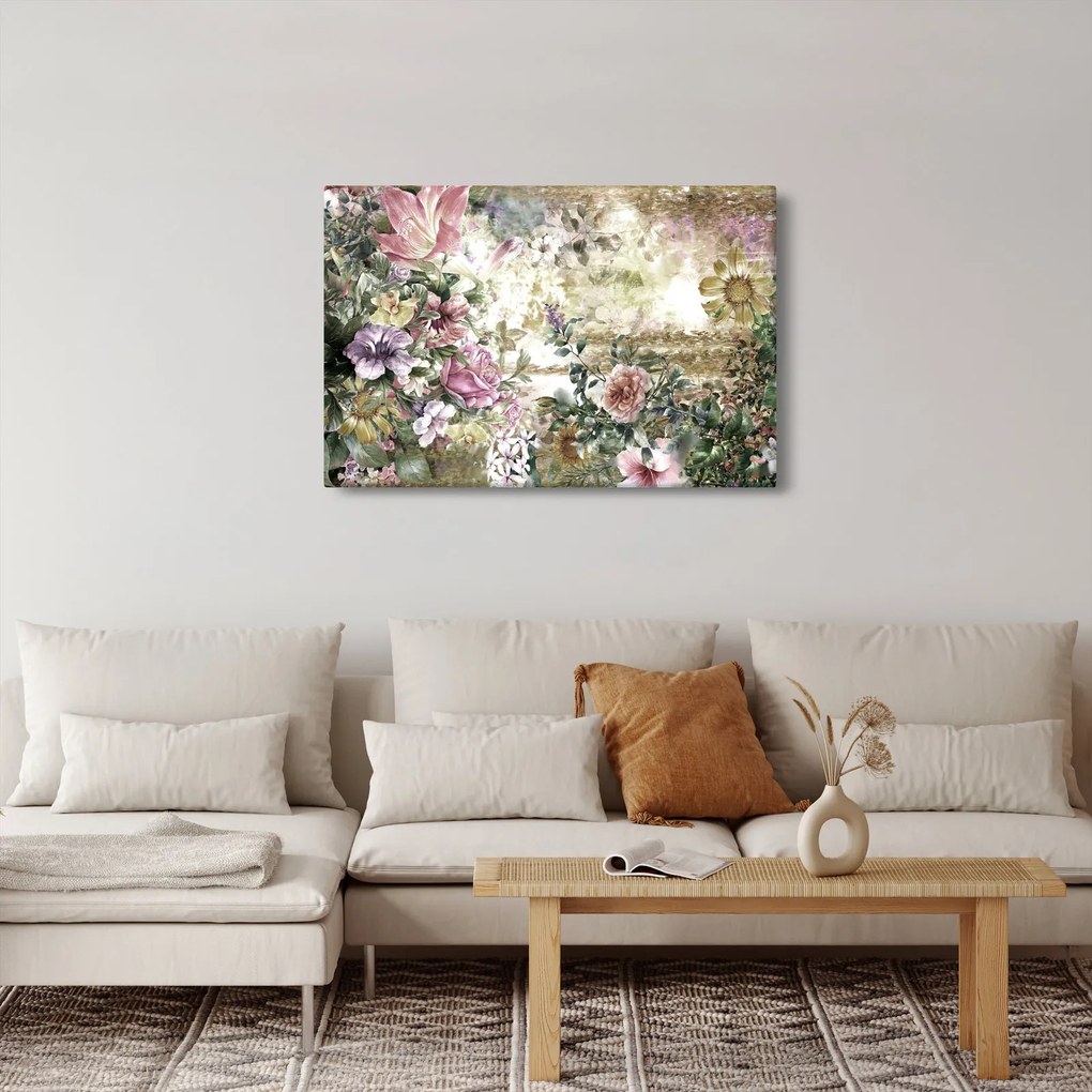 Tablou - Flori de design (90x60 cm)