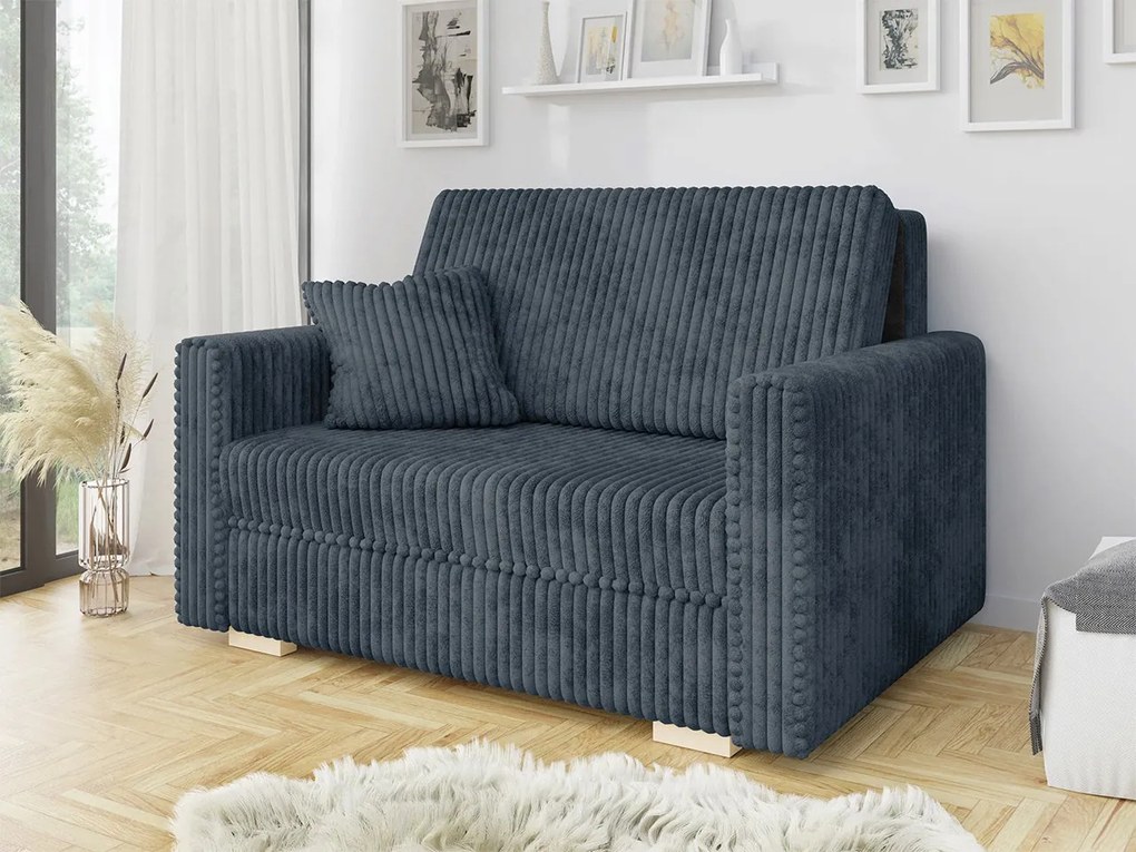 Canapea extensibilă Clovea Piano II (albastru) (cu sp. depozitare). Promo -17%. 1105508