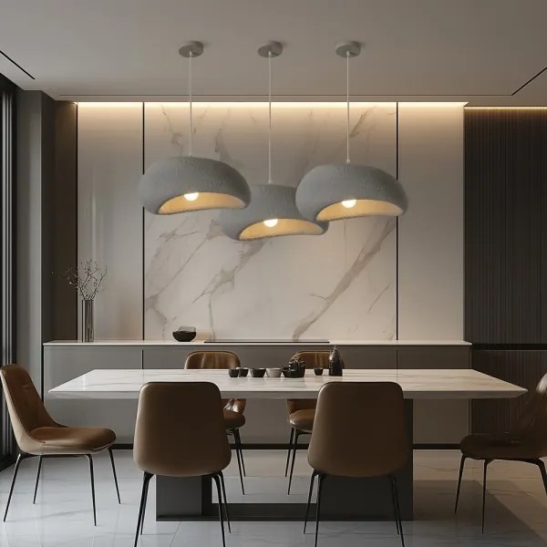 BRILAGI - Lustră suspendată pe cablu WABI SABI 1xE27/60W/230V Ø 40 cm gri