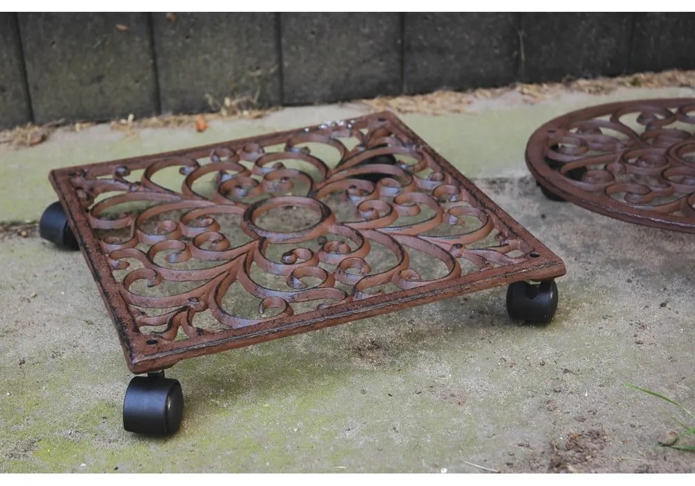 Bază mobilă pentru ghiveci din metal ø 28 cm – Esschert Design