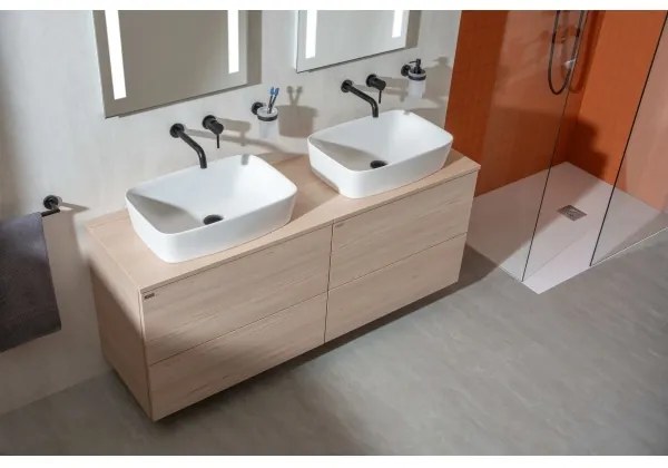 JIKA H8183820001041 - Lavoar ceramică LYRA 55x40 cm pentru blat, alb