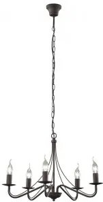 Lustra clasica 5 becuri E14 Country R1198-24 Trio