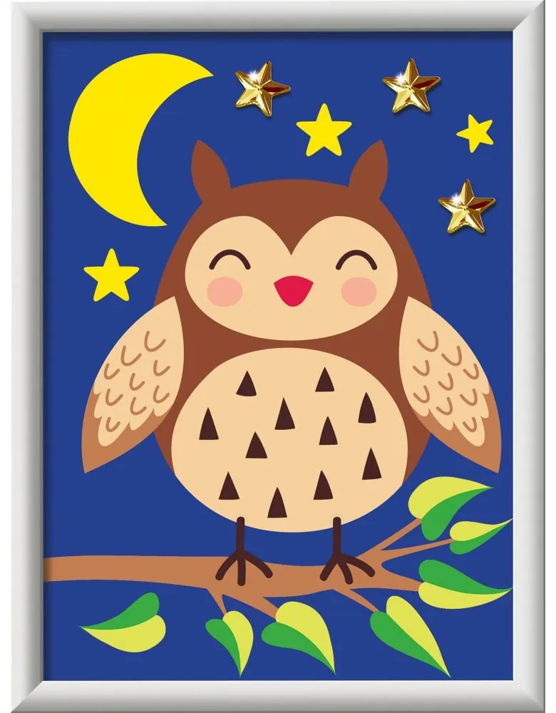 PICTURA PE NUMERE BUFNITA DRAGUTA - RAVENSBURGER (RVSPBN23661)