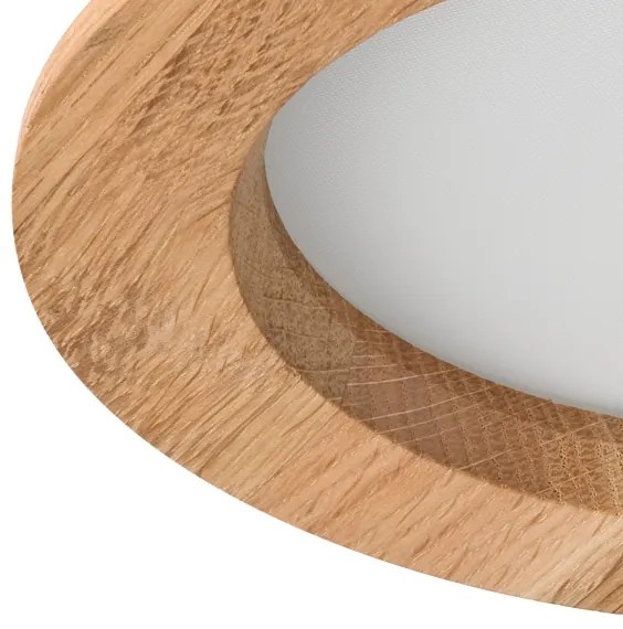 Corp de iluminat LED încastrat WOODY SPOT LED/12,5W/230V 3000K stejar ø 16 cm