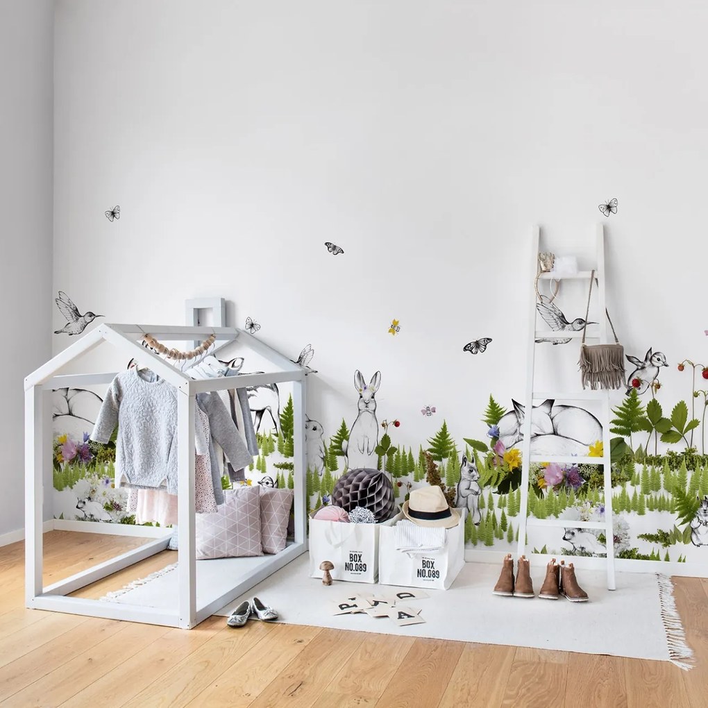 Fototapet, The Rabbit's Playground, Rebel Walls