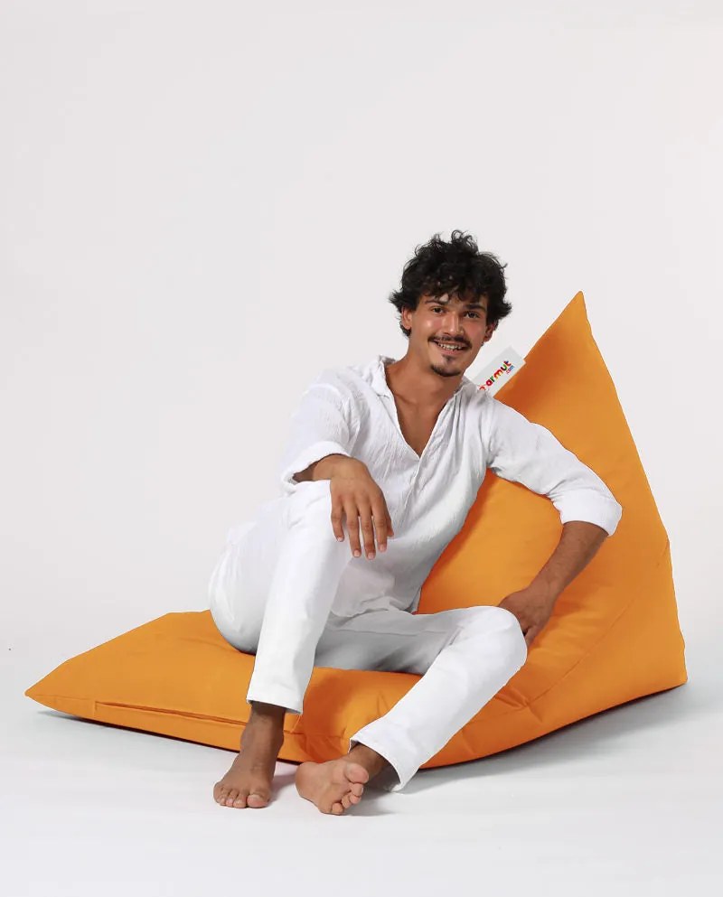 Fotoliu puf pentru grădină Pyramid Big Bed Pouf - Orange