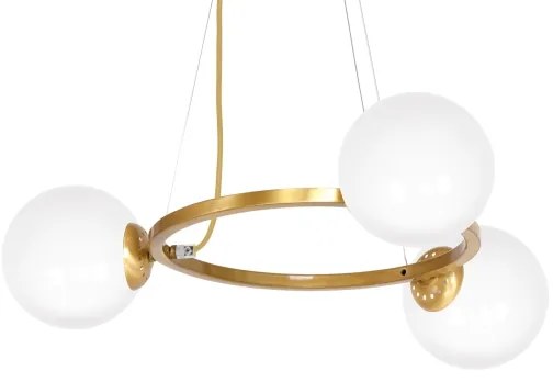 Lustră pe cablu VIENNA 3xE14/40W/230V auriu