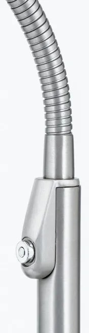 Lampadar LED dimabil stil modern Cobra satin chrome
