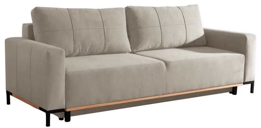 Canapea extensibila Ramos taupe, 233/95/85 cm